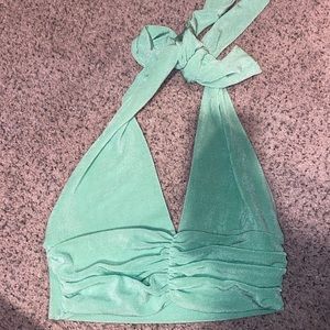 Halter top - green